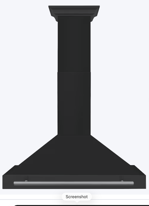 ZLINE 30" Black Stainless Steel, Wall-Mounted Range Hood BSKB4L-30-KST
