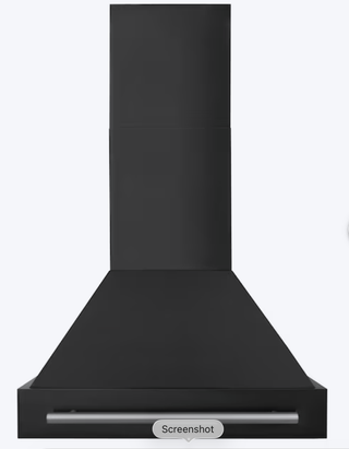 ZLINE 30" Black Stainless Steel, Wall-Mounted Range Hood BS655L-30-KST