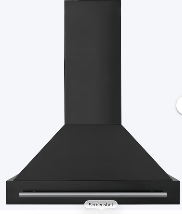ZLINE 30" Black Stainless Steel, Wall-Mounted Range Hood BS655L-30-KST