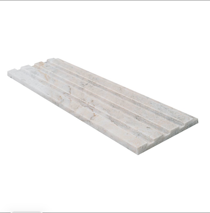MSI Arabescato Venato Tile 4x12 Slat Honed TARAVEN412SLTH