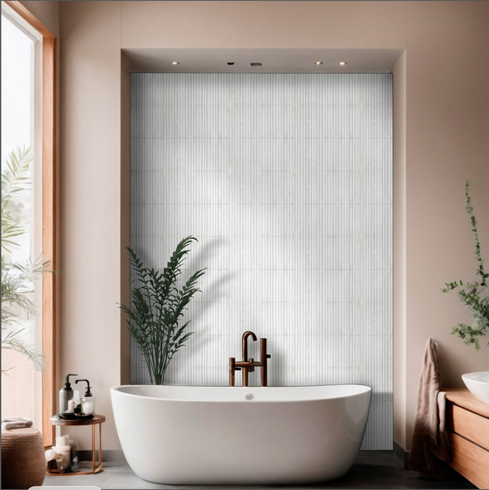 MSI Arabescato Venato Tile 4x12 Slat Honed TARAVEN412SLTH