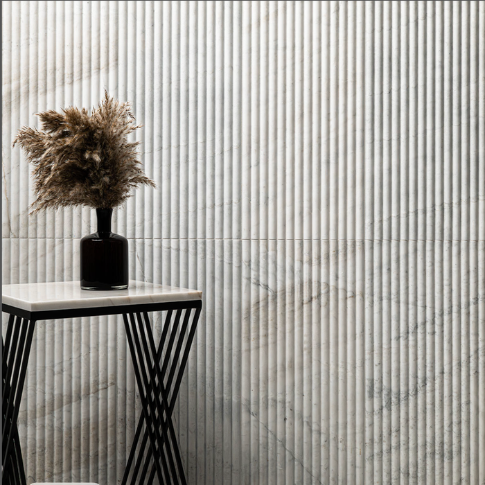 MSI Arabescato Venato Milano Ribbo 12x24 Honed TARAVEN1224MR