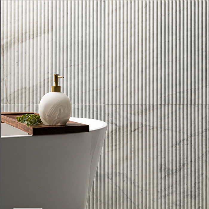 MSI Arabescato Venato Milano Ribbo 12x24 Honed TARAVEN1224MR