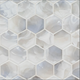 MSI Akoya Pearl 3" Hexagon Mosaic Tile SMOT-GLS-AKOPEAHEX6MM