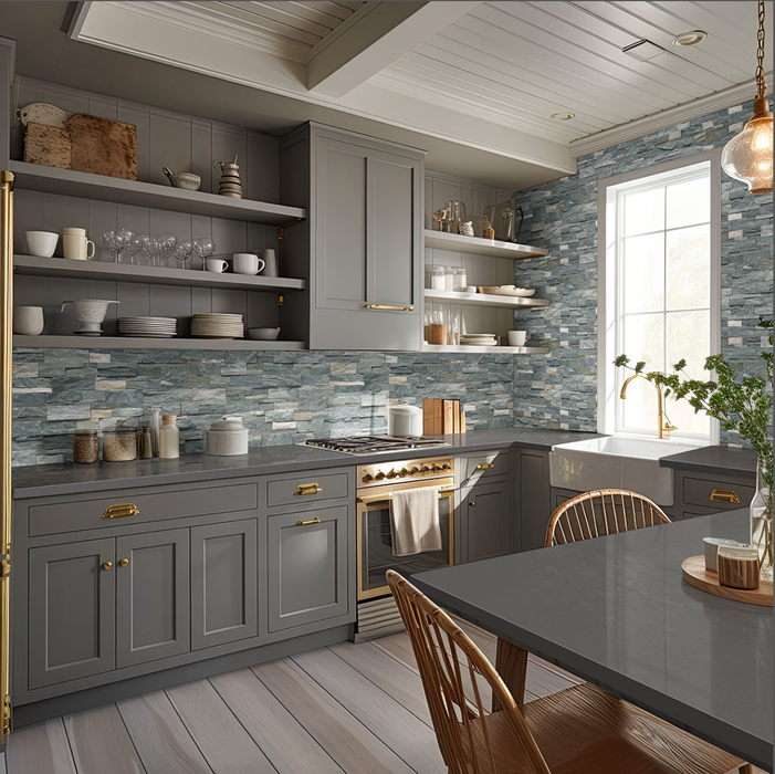 MSI Angora Polished Basketweave Tile SMOT-ANGORA-BWP10MM