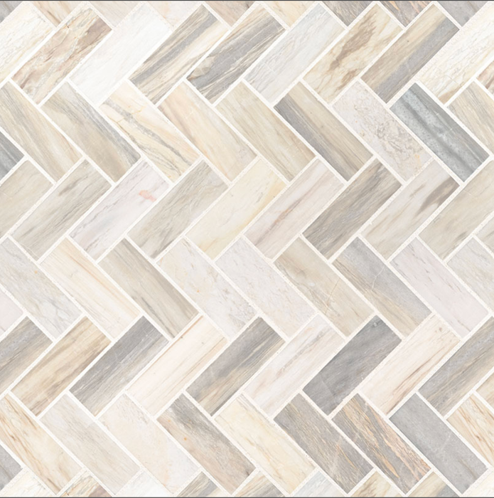 MSI Angora Polished Herringbone Tile SMOT-ANGORA-HBP