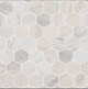MSI Angora Polished 2" Hexagon Mosaic Tile SMOT-ANGORA-2HEXP