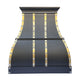 Stainless Steel Custom Range Hood with Square Rivets