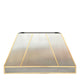 Tapered Brushed Silver Stainless Steel Custom Straight Oven Hoods