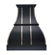Matte Black Stainless Steel Custom Vent Hoods