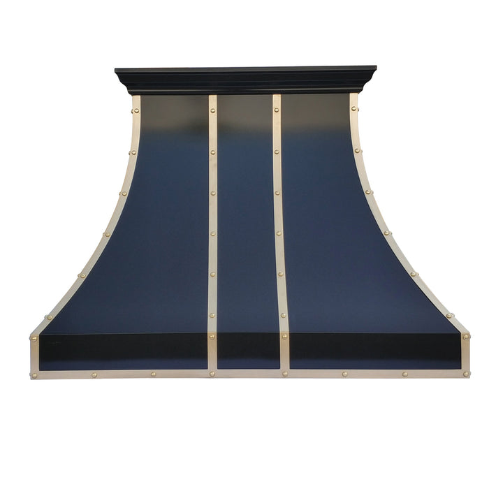 Black Stainless Steel Custom Kitchen Hood