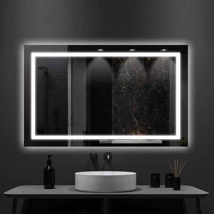 Standard Center Glow LED Bathroom Mirror