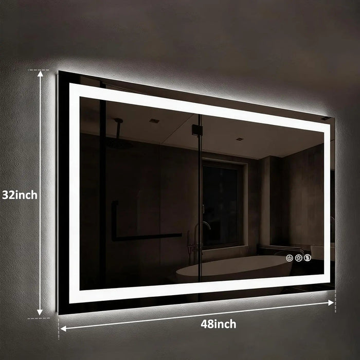 Standard Sleek Backlit LED Bathroom Mirror