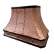 Sweep Custom Copper Kitchen Hood with Darken Accents
