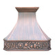 Sweep Vintage Custom Copper Range Hood with Sunflower Apron
