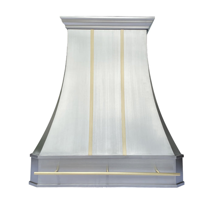 Sweep Stainless Steel Custom Island Mount Range Hood