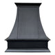 Sweep Style Custom Stainless Steel Range Hoods with Stepped Apron