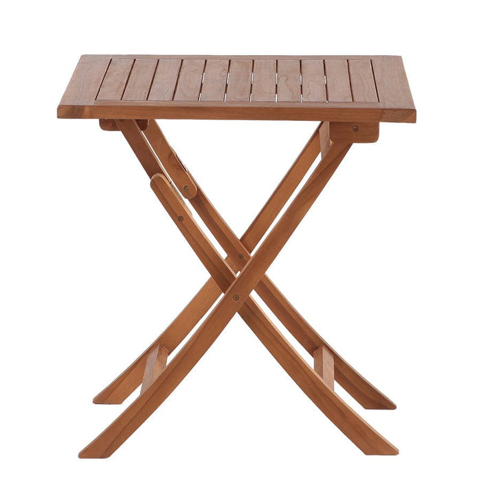 Telluride 2 Person Teak Folding Patio/Balcony Table - 28"