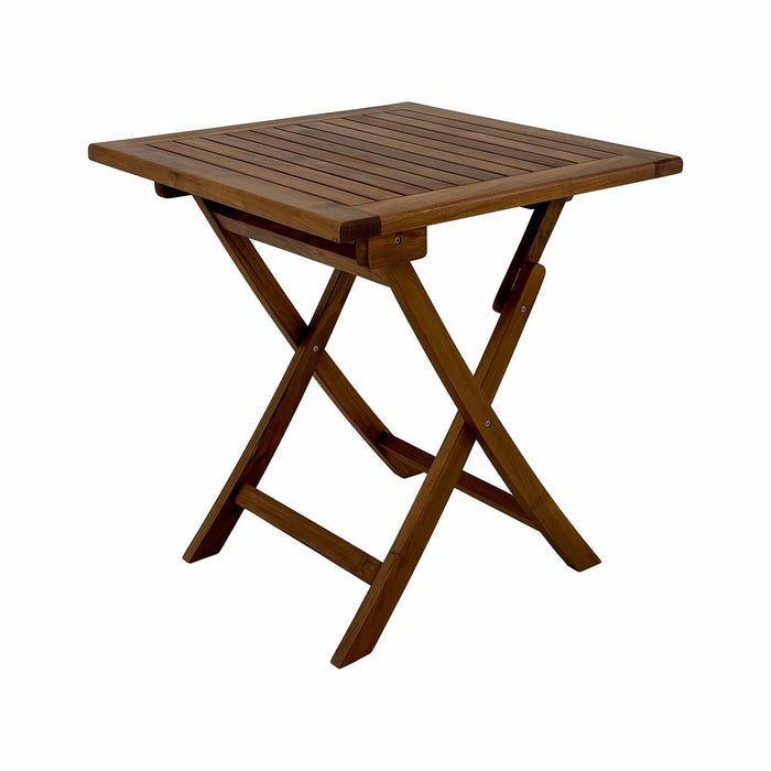 Telluride 2 Person Teak Folding Patio/Balcony Table - 28"