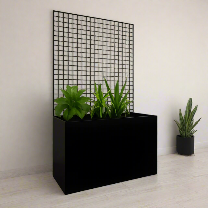 Steel Edge Planter with Trellis - FREE SHIPPING!