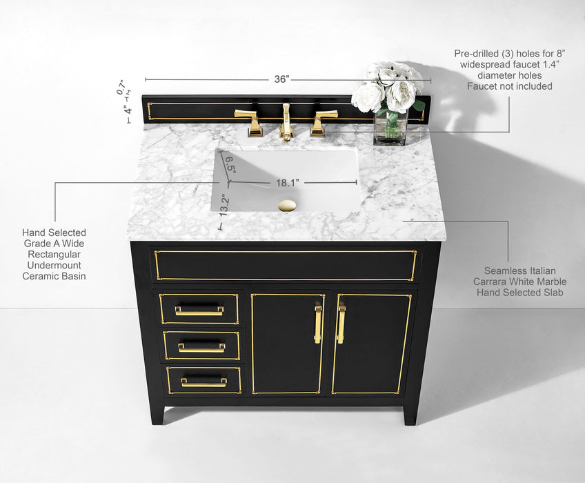 Aspen 36" Bath Vanity Set