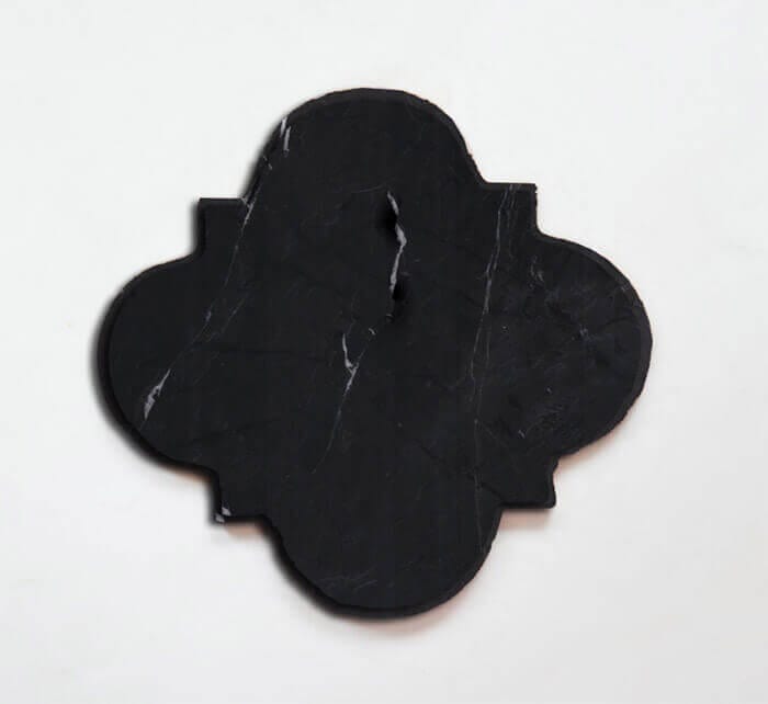 Marble 5"x5" Motif Coasters Semi-polished set of 4