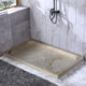 Light Travertine Rectangular Shower Base 32x48 - Honed Finish