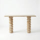 Troia Light Travertine Designer Console Honed