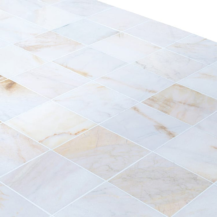 Giallo White Marble Floor and Wall Tile Polished - Livfloors Collection