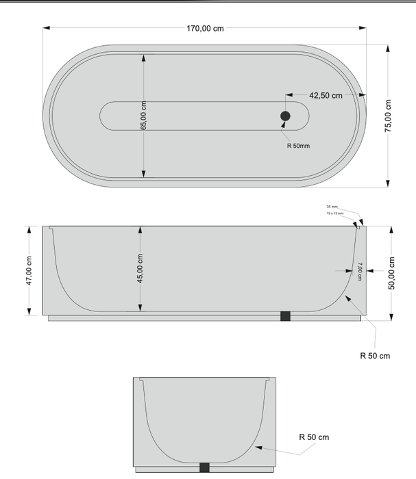 Emperador Light Marble Bathtub Hand-carved from Solid Marble Block NTRVS192