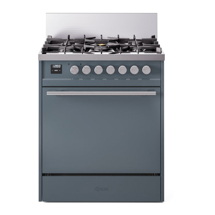 ILVE 30" Professional Plus Dual Fuel Range UP30QMP — UP30QMPBG