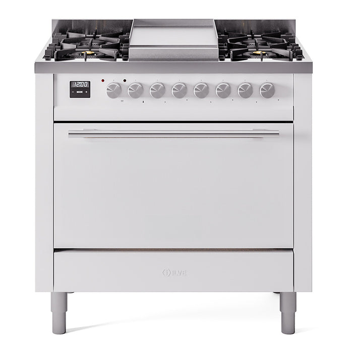 ILVE 36" Professional Plus Dual Fuel Range UP36FQMP — UP36FQMPBG