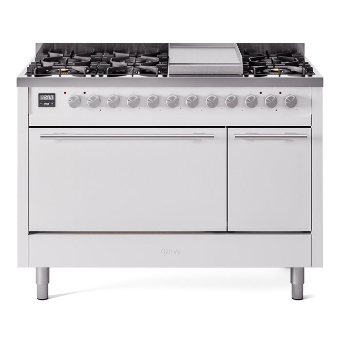 ILVE 48" Professional Plus Dual Fuel Range UP48FQMP — UP48FQMPBG