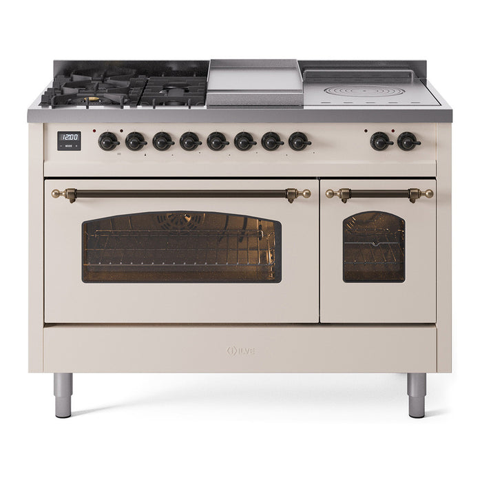 ILVE Nostalgie II 48" Dual Fuel Range UP48FSNMP