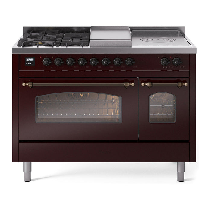 ILVE Nostalgie II 48" Dual Fuel Range UP48FSNMP