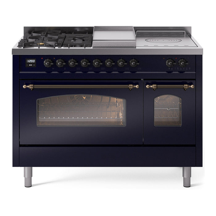 ILVE Nostalgie II 48" Dual Fuel Range UP48FSNMP