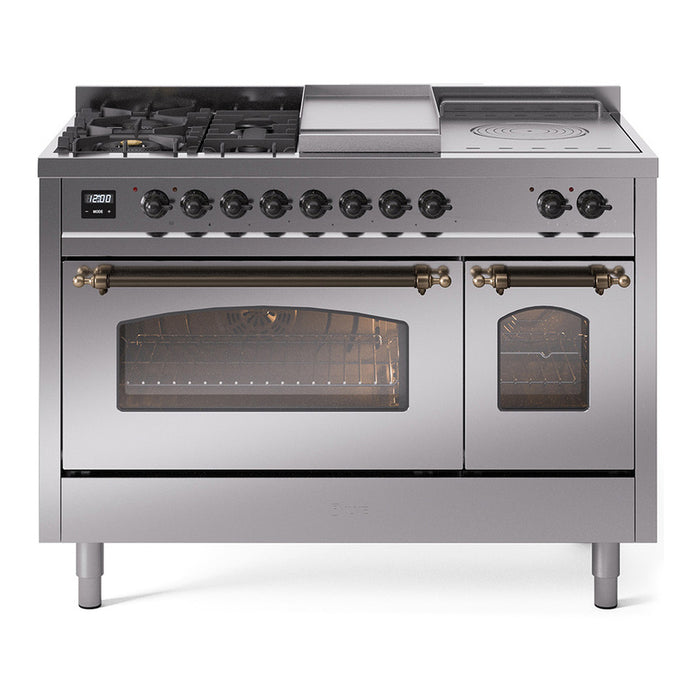 ILVE Nostalgie II 48" Dual Fuel Range UP48FSNMP