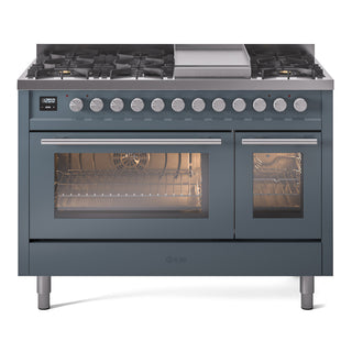 ILVE Professional Plus II 48" Dual Fuel Range UP48FWMP — UP48FWMPBG