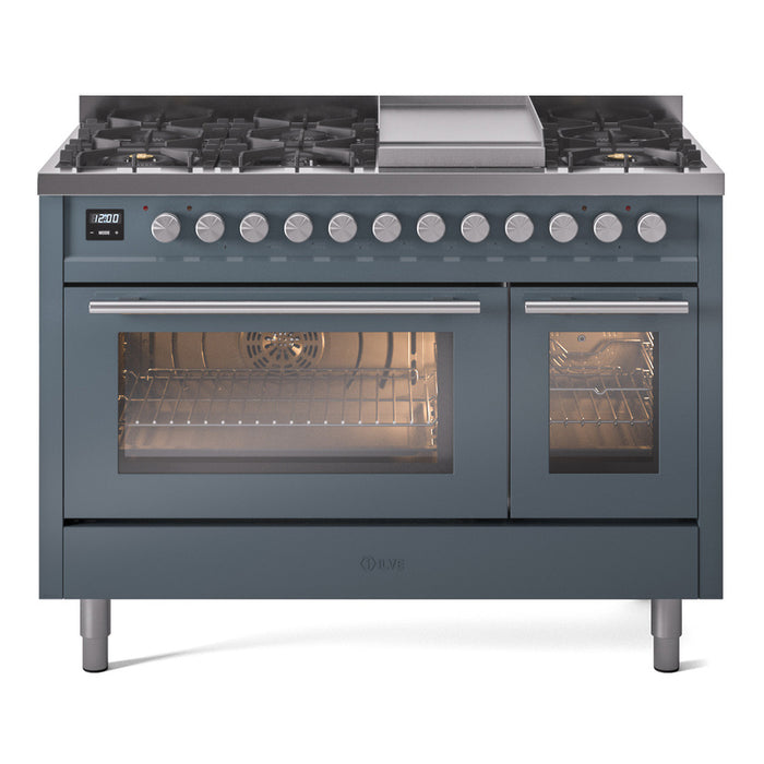ILVE Professional Plus II 48" Dual Fuel Range UP48FWMP — UP48FWMPBG