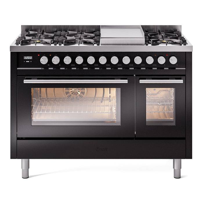 ILVE Professional Plus II 48" Dual Fuel Range UP48FWMP — UP48FWMPBG