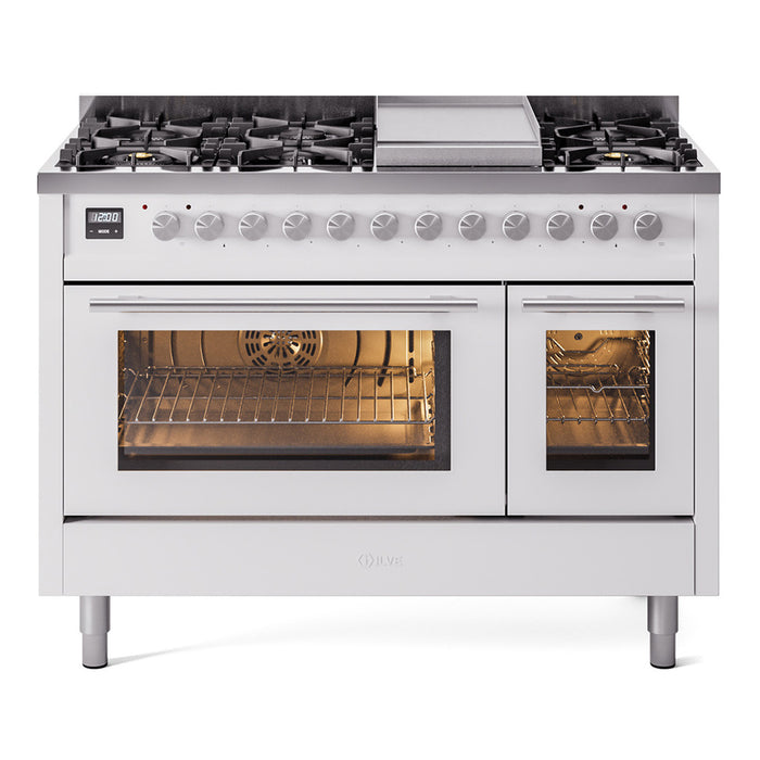 ILVE Professional Plus II 48" Dual Fuel Range UP48FWMP — UP48FWMPBG