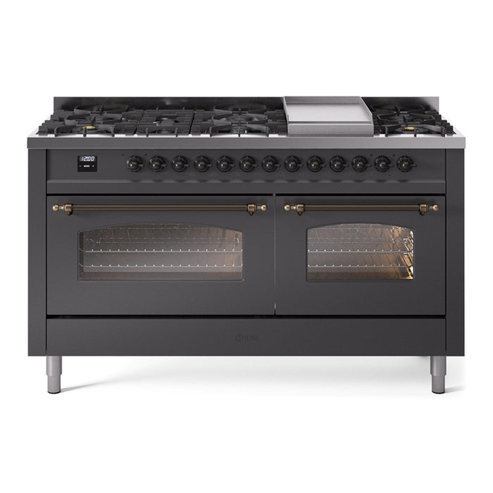 ILVE Nostalgie II 60" Dual Fuel Range UP60FNMP