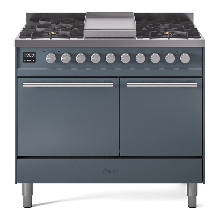 ILVE 40" Professional Plus Dual Fuel Range UPD40FQMP — UPD40FQMPBG