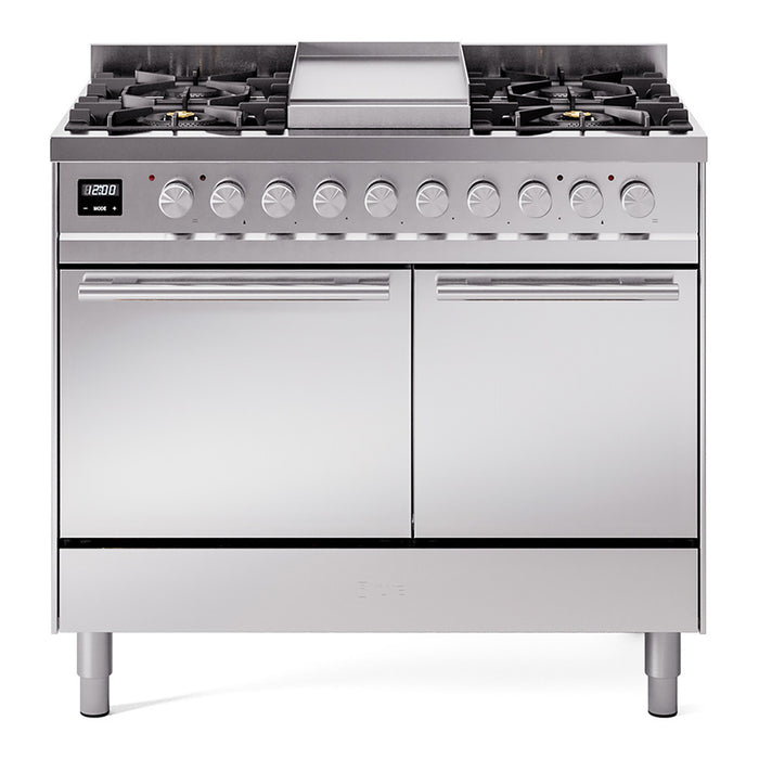 ILVE 40" Professional Plus Dual Fuel Range UPD40FQMP — UPD40FQMPBG