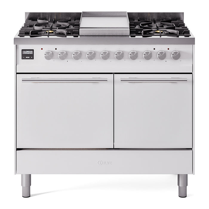 ILVE 40" Professional Plus Dual Fuel Range UPD40FQMP — UPD40FQMPBG