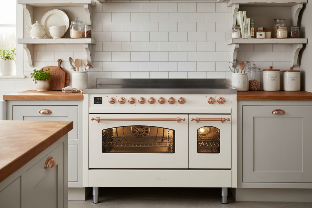 ILVE Nostalgie II 48" Induction Range, UPI486NMP