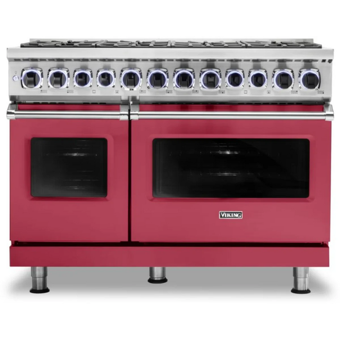 Viking® 7 Series 48" Stainless Steel Pro Style Dual Fuel Range VDR74828BSSLP