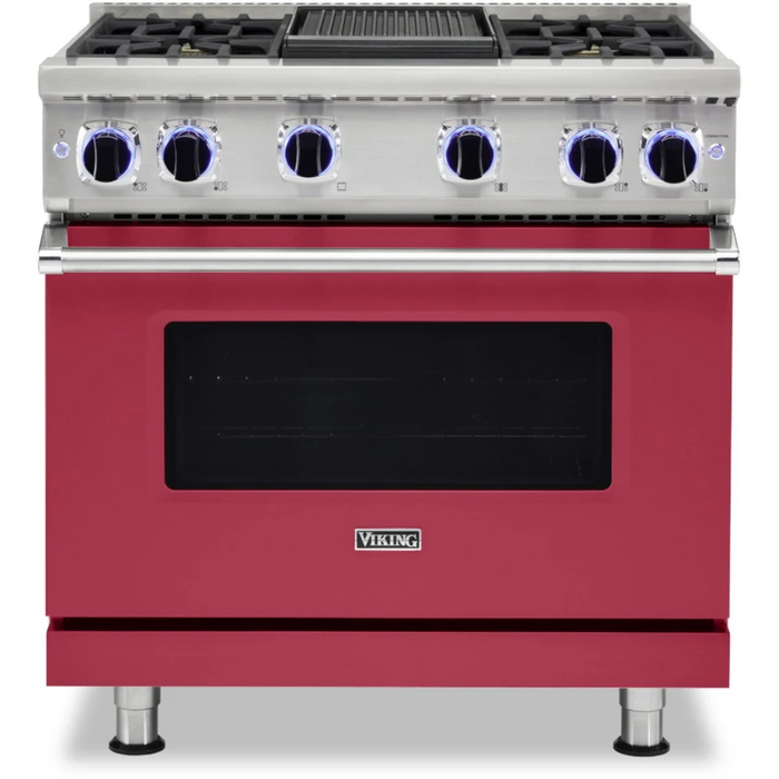 Viking® 7 Series 36" Stainless Steel Pro Style Range VGR73624GSS