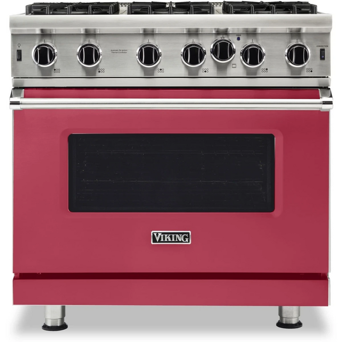 Viking® 5 Series 36" Stainless Steel Pro Style Range VGIC53626BSS