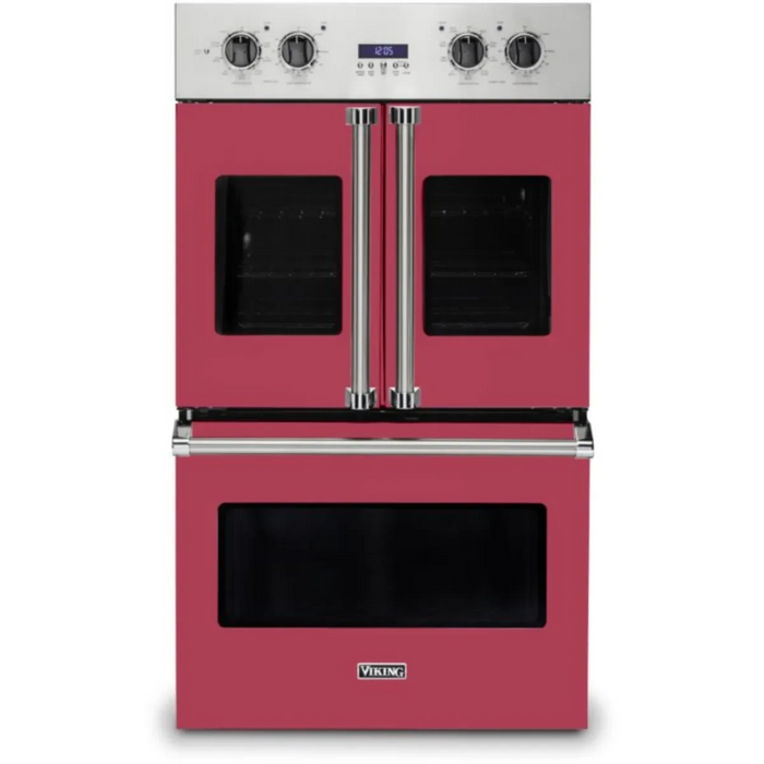 Viking® Professional 7 Series 30" Stainless Steel Electric Built In Double French Door Oven VDOF7301SS